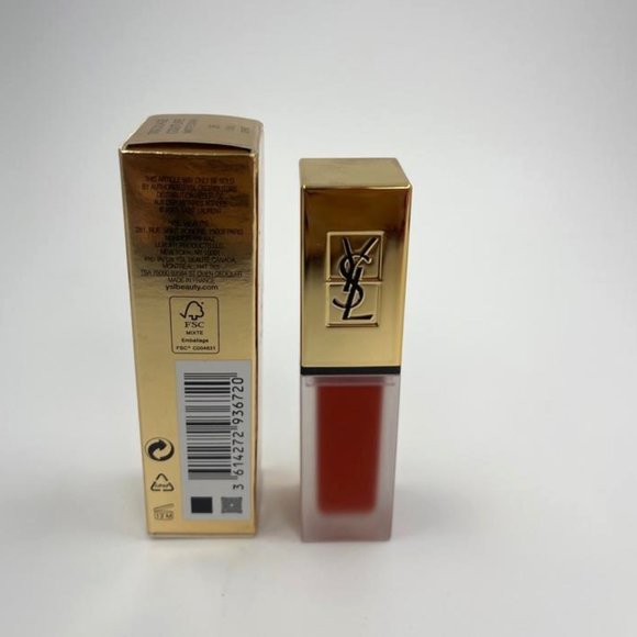 YSL Matte Stain 38 Chili Spirit BRAND NEW - Picture 3 of 4